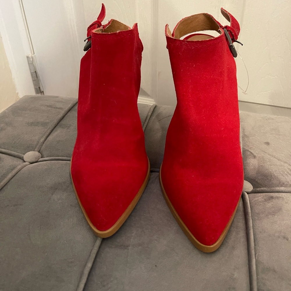 Halogen Red Booties